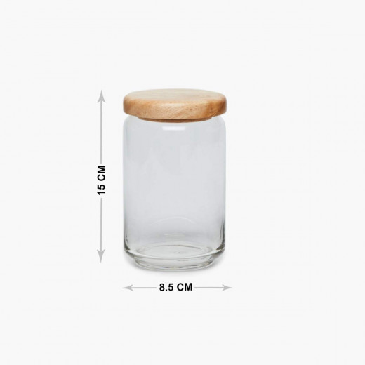 Ocean Pop Jar Wooden Lid, 750 ml