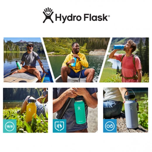 Hydro Flask Wide Flex Cap, 946ml, Rain