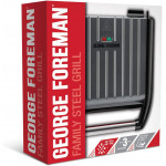 George Foreman 25041 Medium Grey Steel Grill, 1650W
