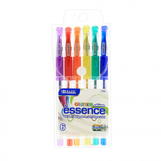 Bazic 5 Scented Glitter Color Essence Gel Pen