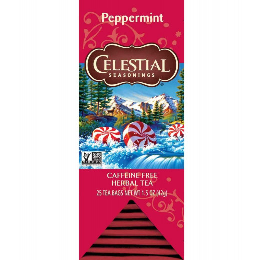 Celestial Prppermint Tea Caffeine Free, 32gram