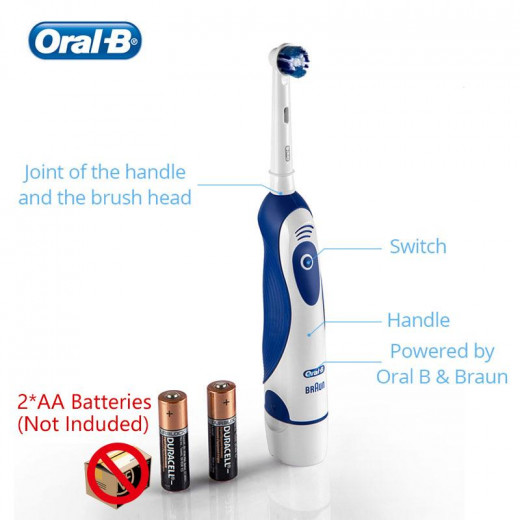 Oral-B Pro Rotating Expert Electric Toothbrush, Blue & White Color