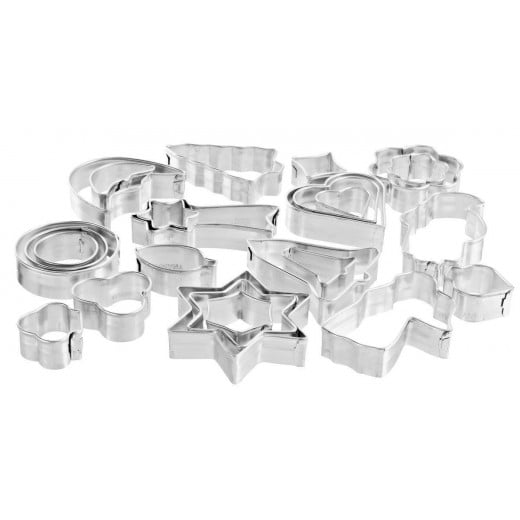 Zenker Patisserie Cookie Cutter, Set Of 25, Different Shapes