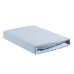 Nova Home Jersey Fitted Sheet Set, Cotton, Blue Color, Twin Size