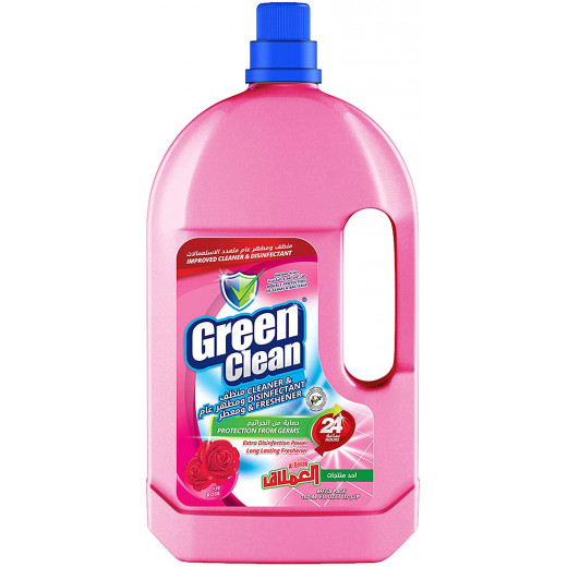 Al Emlaq Green Clean Multi Purpose Disinfectant , Rose1.5liter
