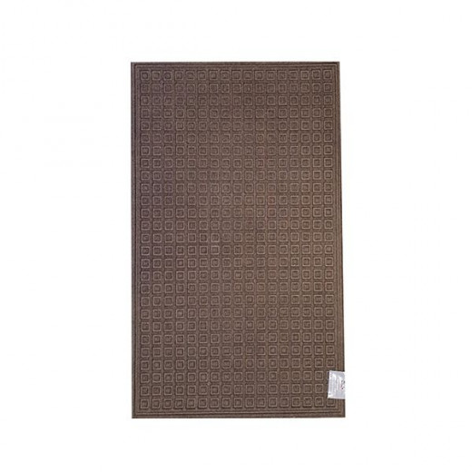 Nova Home Blocks Outdoor Mat, Brown Color, 80*120 Cm
