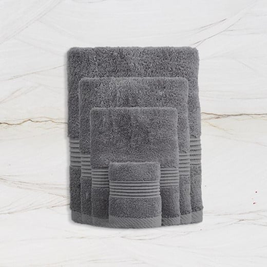 Nova home pretty collection towel, cotton, charcoal color, 70*140 cm