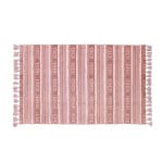 Nova home mandala woven rug, cotton, coral color