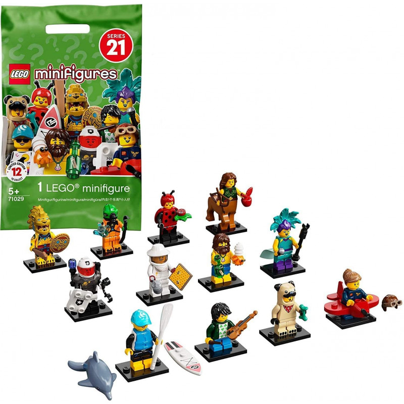 Lego Collectible Minifigure Series 21, Assortment Mini Figures, 1 Piece, LEGO, Jordan-Amman