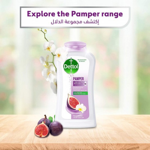 Dettol Pamper Showergel And Bodywash Fig And Orchid Fragrance, 250ml