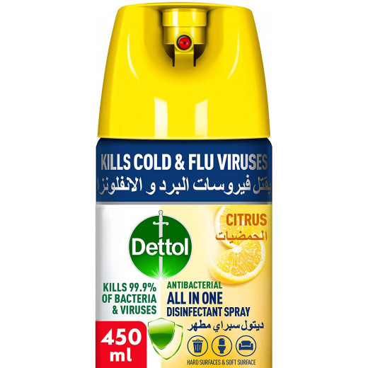 Dettol Disinfectant Spray Citrus, 450Ml
