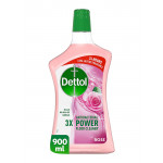 Dettol Powerful Anti-Bacterial Floor Cleaner Rose Scent, 900ml