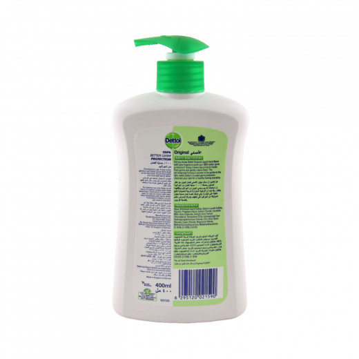 Dettol Anti-Bacterial Liquid Hand Soap Original, 400ml