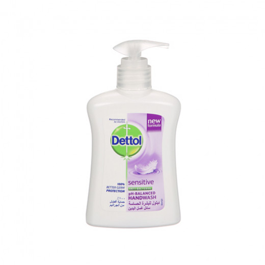 Dettol Anti-Bacterial Liquid Hand Soap for Sensitive Skin, 200 Ml