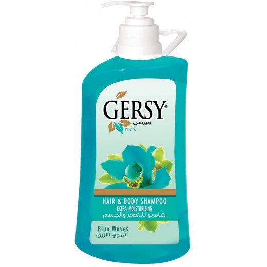 Gersy Shampoo For Body& Hair Blue Wave, 2 liter