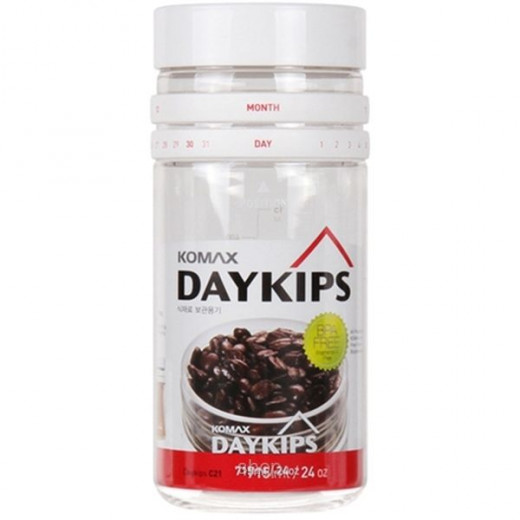 Komax Daykips Food Jar, White Color, 715 Ml
