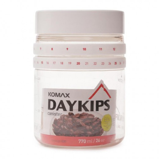 Komax Daykips Food Jar, White Color, 770 Ml