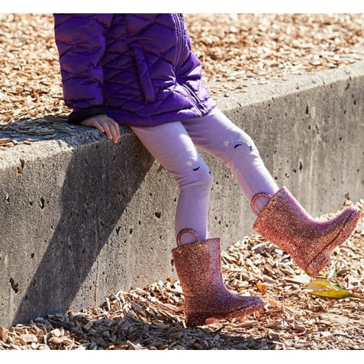 حذاء للأطفال، باللون الذهبي وردي ، مقاس 27 من ويسترن شيف