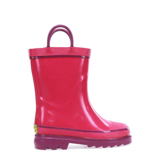 Western Chief Kids Firechief Rain Boot, Pink Color, Size 32