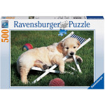 Ravensburger Puzzle Golden Retriever Dog, 500 Pieces
