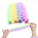 Dropships Rubber Caterpillar Elastic Rope Toys, Assorted Color