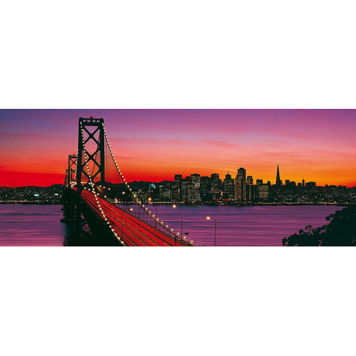 لعبة الأحجية بتصميم جسر سان فرانسيسكو 1000 قطعة من رافنسبرغر