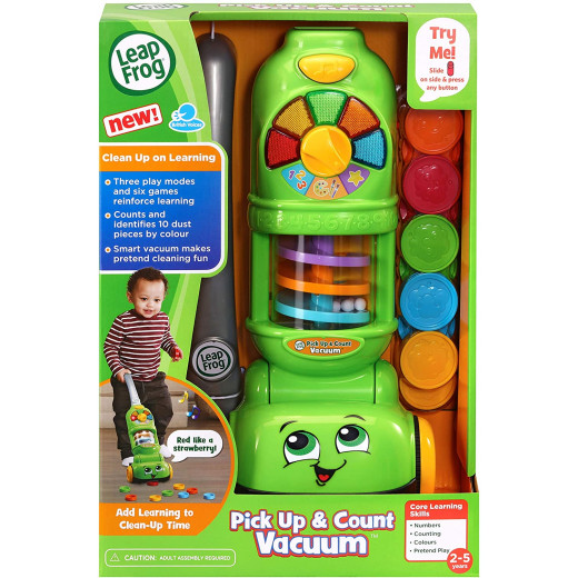 LeapFrog ,  Pick Up And Count Vacuum