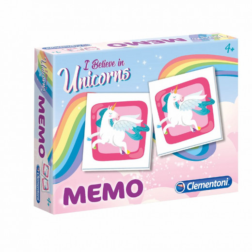 Clementoni , Memo Pocket Unicorn