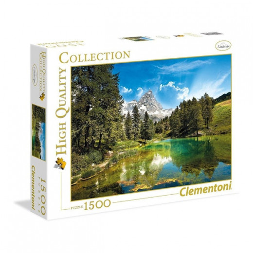 Clementoni Puzzle , High Quality Collection Blue Lake, 1500 Pieces