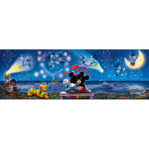 Clementoni Puzzle, Disney Classic Mickey and Minnie Design, 1000 Pieces