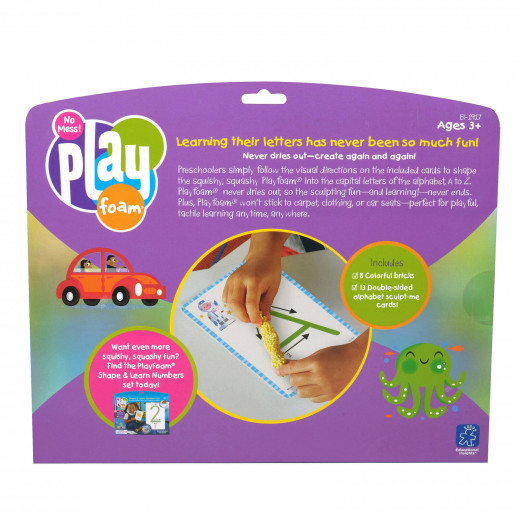 Playfoam Shape and Learn Alphabet Set