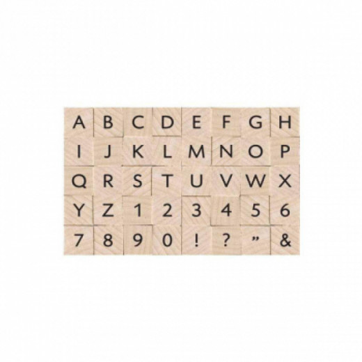 مجموعة طوابع الحروف الأبجدية من ميليسا آند دوج