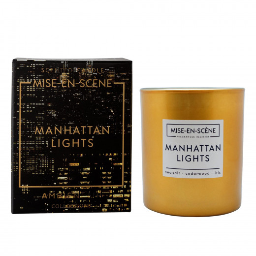 Ambientair Mise En Scented Candle, Manhattan Lights Scent, 300 Gram