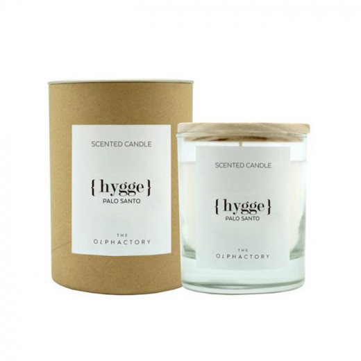 Ambientair the olphactory scented candle, hygge palo santo scent, 200 gram
