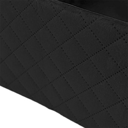 Weva winsom foldable textile storage basket , 19x26x13 cm , black