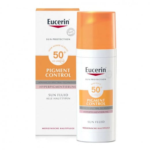 Eucerin Sun Fluid Pigment Control, 50Ml, SPF50+