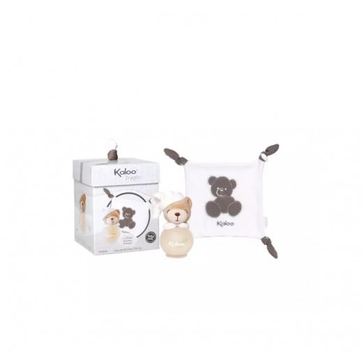 Kaloo Doudou Set and Scented Water, White Color, 100 Ml