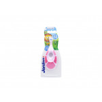 فرشاة أسنان الأطفال من جوردان, 0-2 سنة, فرشاة ناعمة, اللون الزهري