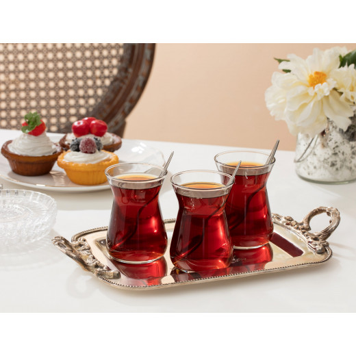 Madame Coco Francessa Tea Glass, Set of 6 Pieces, 132 Ml