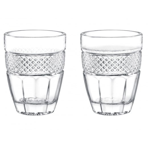 Madame Coco Laurent Mini Coffee Side Glasses, Set of 4 Pieces, 70 Ml