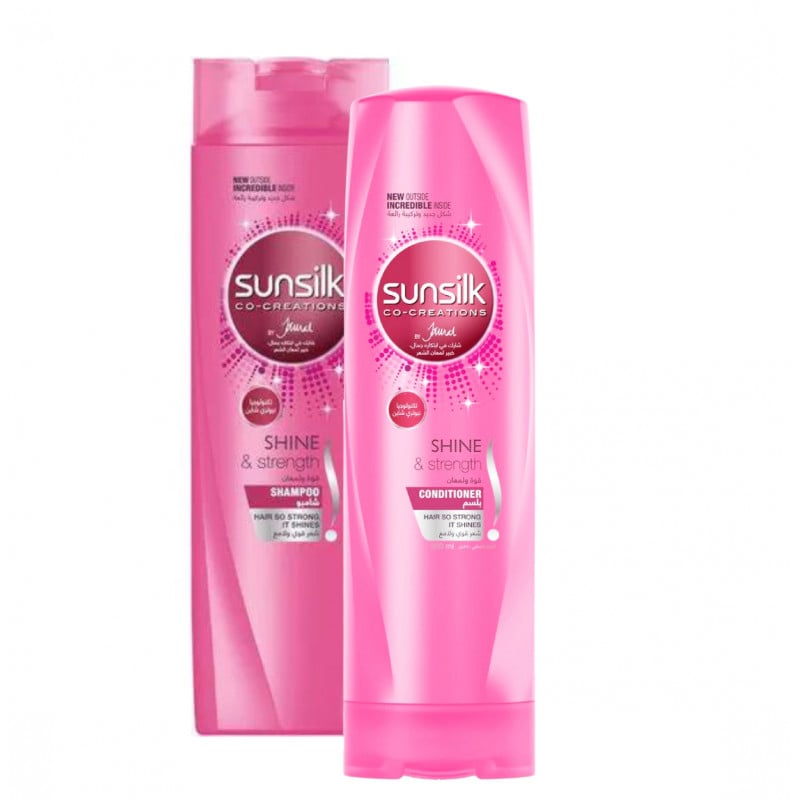 Sunsilk Shampoo Shine And Strength + Serum Conditioner, 350 Ml | Sunsilk |  | Jordan-Amman | Buy & Review