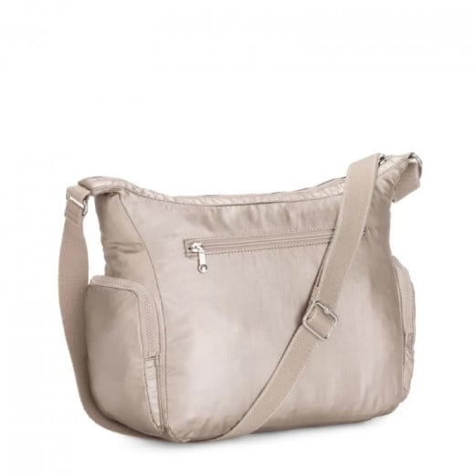 Kipling Gabbie Shoulder Bag, Metallic Glow, Medium