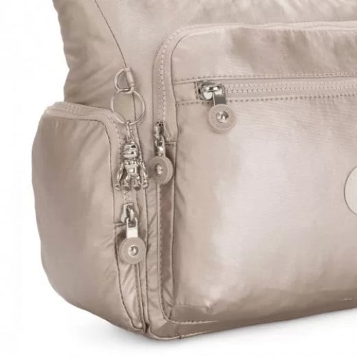 Kipling Gabbie Shoulder Bag, Metallic Glow, Medium