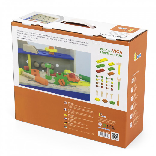 Viga Foldable Tool Box For Kids