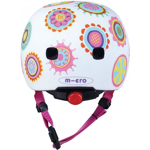 Micro Children's Helmet Doodle Dot, Multicolored, Size Medium
