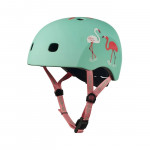 Micro PC Children's Helmet, Flamingo Design, Size Small