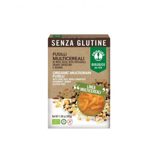 Probios Organic Gluten Free Multigrain Ditali Pasta, 340 Gram
