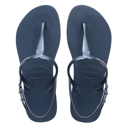 Havaianas Twist Beach Sandals, Indigo Blue Color, Size 35/36