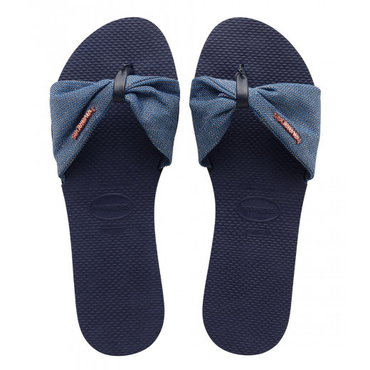 Havaianas You Saint Tropez Flip Flop, Navy Blue Color, Size 39/40