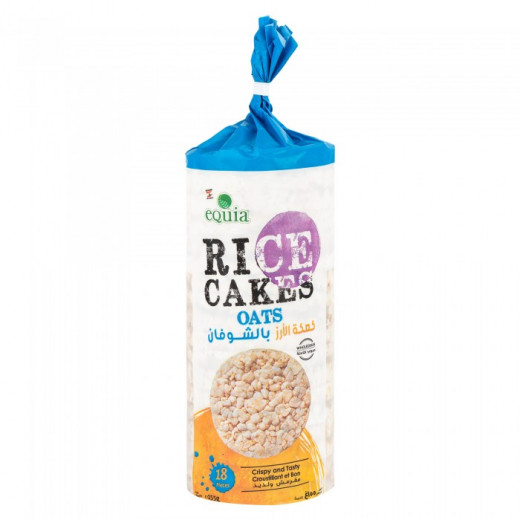 eQuia Rice Cakes with Oats, 18 Pieces